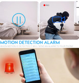 Hidden Spied Ker Alarm Clock with 4K Camera and WiFi - Wireless Smart Home Security Night Vision Motion Detection