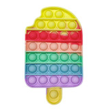 Stuff Certified® Hágalo estallar - Fidget Anti Stress Toy Bubble Toy Silicona Helado Arco iris