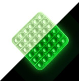 Stuff Certified® Pop It - Fidget Anti Stress Toy Bubble Toy Silicone Square Luminous