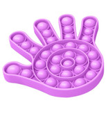 Stuff Certified® Pop It - Fidget Anti Stress Speelgoed Bubble Toy Siliconen Handje Roze
