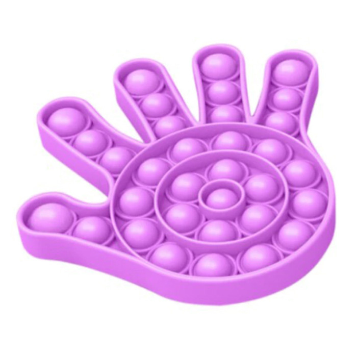 Pop It - Zappeln Anti Stress Spielzeug Bubble Toy Silikon Hand Pink