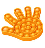 Stuff Certified® Pop It - Naranja anti de la mano del silicón del juguete de la burbuja del juguete del estrés de la persona agitada