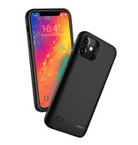 Stuff Certified® Custodia per iPhone 12 Pro Max Powercase 4000mAh Powerbank Custodia con caricabatteria Custodia nera