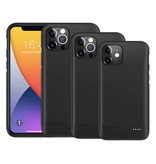 Stuff Certified® iPhone 12 Pro Max Powercase 4000 mAh Powerbank Case Ładowarka Pokrowiec na baterię Czarny