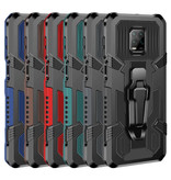 Funda Xiaomi Poco X3 Pro Case - Magnetic Shockproof Case Cover Cas TPU Gray + Kickstand