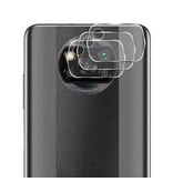 Stuff Certified® Paquete de 3 cubiertas de lente de cámara de vidrio templado para Xiaomi Poco X3 Pro - Protección de carcasa de película a prueba de golpes