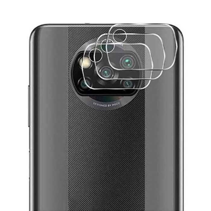3-pak osłona obiektywu ze szkła hartowanego Xiaomi Poco X3 Pro - odporna na wstrząsy folia ochronna