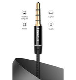 Baseus Encok H06 Auriculares con micrófono y controles de volumen - Auriculares AUX de 3,5 mm Auriculares con cable Auriculares Negro