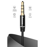 Baseus Encok H06 Oortjes met Microfoon en Volume Controls - 3.5mm AUX Oordopjes Wired Earphones Oortelefoon Zwart