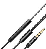 Baseus Auriculares Encok H06 con micrófono y controles de volumen - Auriculares AUX de 3,5 mm Auriculares con cable Auriculares Blanco
