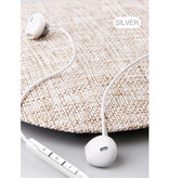 Baseus Encok H06 Earphones with Microphone and Volume Controls - 3.5mm AUX Earphones Wired Earphones Earphone White