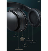 Baseus Cuffie wireless Encok D07 con microfono omnidirezionale - Cuffie wireless Bluetooth Gaming stereo