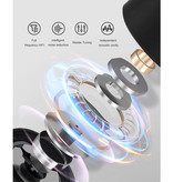 Juessen Auriculares inalámbricos - Auriculares con control táctil TWS Auriculares Bluetooth 5.0 Auriculares Auriculares Negro