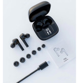 Juessen Draadloze Oortjes - Touch Control Oordopjes TWS Bluetooth 5.0 Earphones Earbuds Oortelefoon Zwart