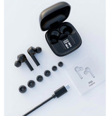 Juessen Wireless Earphones - Touch Control Earphones TWS Bluetooth 5.0 Earphones Earbuds Earphones Black