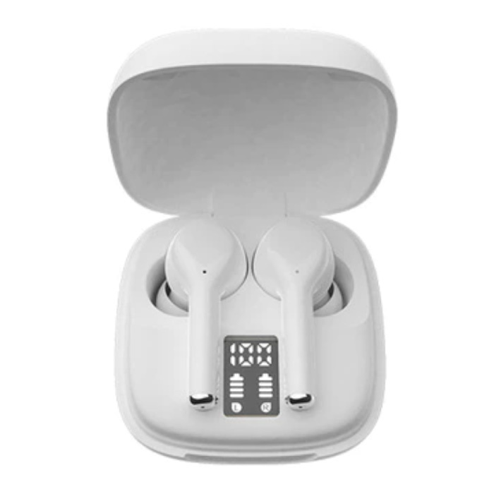 Drahtlose Kopfhörer - Touch Control-Kopfhörer TWS Bluetooth 5.0-Kopfhörer Ohrhörer Ohrhörer Weiß