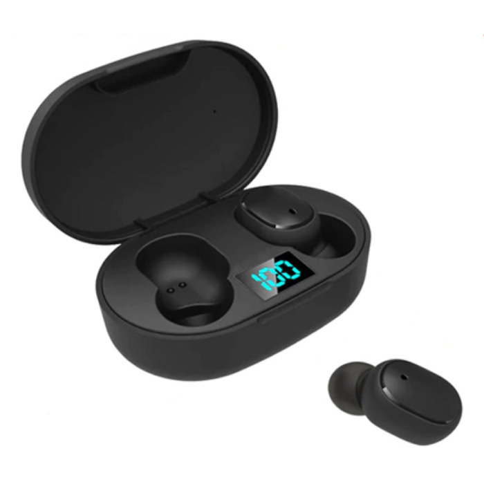 E6S Draadloze Oortjes - Touch Control Oordopjes TWS Bluetooth 5.0 Earphones Earbuds Oortelefoon Zwart