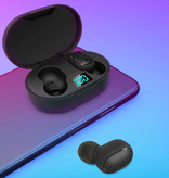 Stuff Certified® Écouteurs sans fil E6S - Écouteurs à commande tactile TWS Écouteurs Bluetooth 5.0 Écouteurs Écouteurs Noir