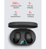 Stuff Certified® E6S Draadloze Oortjes - Touch Control Oordopjes TWS Bluetooth 5.0 Earphones Earbuds Oortelefoon Zwart