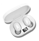 Stuff Certified® Écouteurs sans fil E6S - Écouteurs à commande tactile TWS Écouteurs Bluetooth 5.0 Écouteurs Écouteurs Blanc