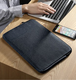 BUBM Custodia per laptop per Macbook Air Pro - 15,4 pollici - Custodia da trasporto nera