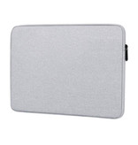 BUBM Housse pour ordinateur portable pour Macbook Air Pro - 15,6 pouces - Housse de transport blanc