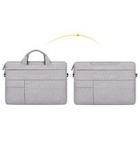 Anki Housse de transport pour Macbook Air Pro - 14 pouces - Housse pour ordinateur portable Housse Gris