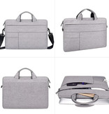 Anki Housse de transport pour Macbook Air Pro - 15,6 pouces - Housse pour ordinateur portable Housse Gris