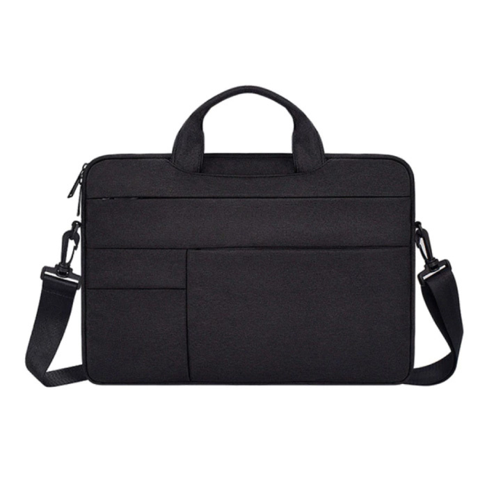 Carrying Case with Strap for Macbook Air Pro - 13 inch - Laptop Sleeve Case Cover Black