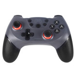 Stuff Certified® Controlador de juegos para Nintendo Switch - NS Bluetooth Gamepad con vibración gris