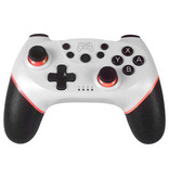 Stuff Certified® Controller di gioco per Nintendo Switch - Gamepad NS Bluetooth con vibrazione bianca