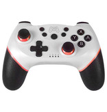 Stuff Certified® Gaming Controller for Nintendo Switch - NS Bluetooth Gamepad with Vibration White