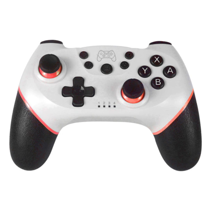 Controlador de juegos para Nintendo Switch - NS Bluetooth Gamepad con vibración blanca