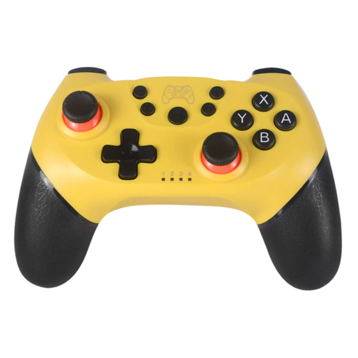 Controlador de juegos para Nintendo Switch - NS Bluetooth Gamepad con vibración amarilla