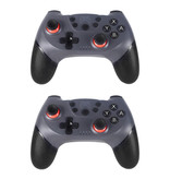 Stuff Certified® 2-Pack Gaming Controller for Nintendo Switch - NS Bluetooth Gamepad with Vibration Gray