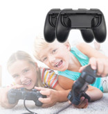 Stuff Certified® 2-Pack Controller Grip for Nintendo Switch Joy-Cons - NS Gamepad Handgrip Handle Black