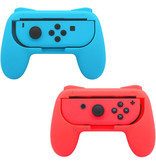 Stuff Certified® 2er-Pack Controller-Griff für Nintendo Switch Joy-Cons - NS Gamepad Handgriff Griff Rot-Blau