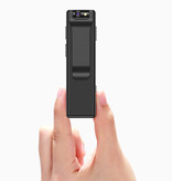 Vandlion Mini cámara de seguridad con luz de relleno - Detector de movimiento de videocámara HD 1080p Alarma Negro