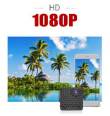 Hidden Spied Ker Mini cámara de seguridad - Videocámara HD 1080p Detector de movimiento Alarma Negro