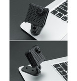 Hidden Spied Ker Mini caméra de sécurité - Alarme de détecteur de mouvement de caméscope HD 1080p noir