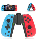 Stuff Certified® Gaming Controller for Nintendo Switch - NS Bluetooth Gamepad Joy Pad with Vibration Blue-Red