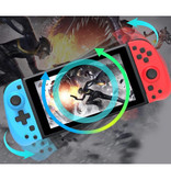 Stuff Certified® Controlador de juegos para Nintendo Switch - NS Bluetooth Gamepad Joy Pad con vibración azul-rojo