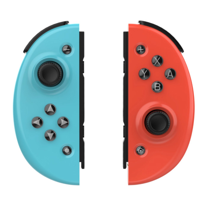 Controlador de juegos para Nintendo Switch - NS Bluetooth Gamepad Joy Pad con vibración azul-rojo