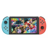 Erilles Manette de jeu pour Nintendo Switch - Manette de jeu Bluetooth NS avec vibration bleu-rouge