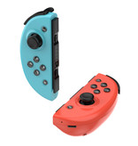 Erilles Kontroler do gier na Nintendo Switch - Gamepad NS Bluetooth Joy Pad z wibracją niebiesko-czerwoną