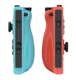 Erilles Controlador de juegos para Nintendo Switch - NS Bluetooth Gamepad Joy Pad con vibración azul-rojo