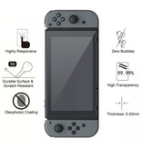 Erilles Kit 6 en 1 para Nintendo Switch - Bolsa de almacenamiento NS / Estuche / Protector de pantalla / Cable / Tapas de botones Rojo