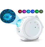 Stuff Certified® Star Projector - Bluetooth Starry Sky Music Mood Lamp Table Lamp White