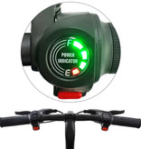 Stuff Certified® Bicicleta eléctrica plegable - Bicicleta eléctrica inteligente todoterreno - 250W - Batería de 6,6 Ah - Negro