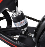 Stuff Certified® Bicicleta eléctrica plegable - Bicicleta eléctrica inteligente todoterreno - 250W - Batería de 6,6 Ah - Blanco